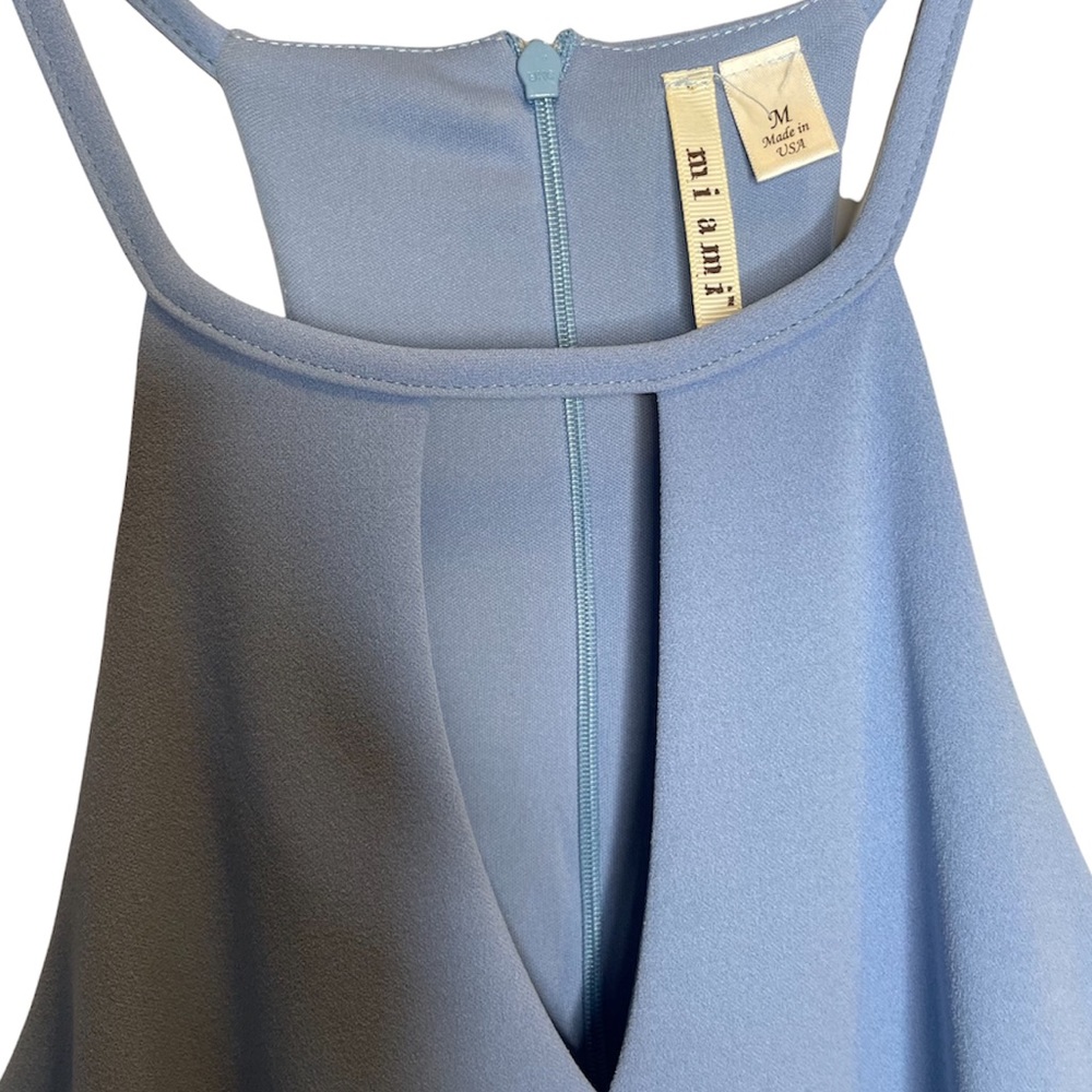 MIAMI Light Blue Sleeveless Dress Medium - Picture 4 of 6